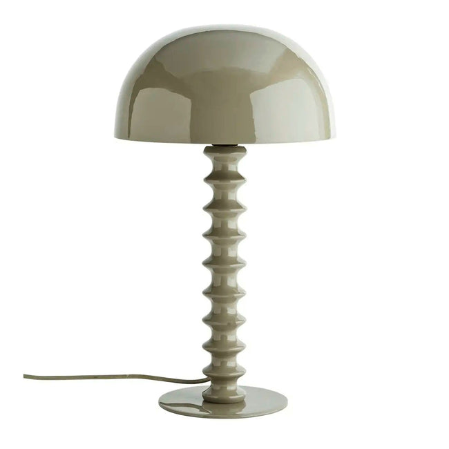 Enamel Table lamp Taupe - Madam Stoltz