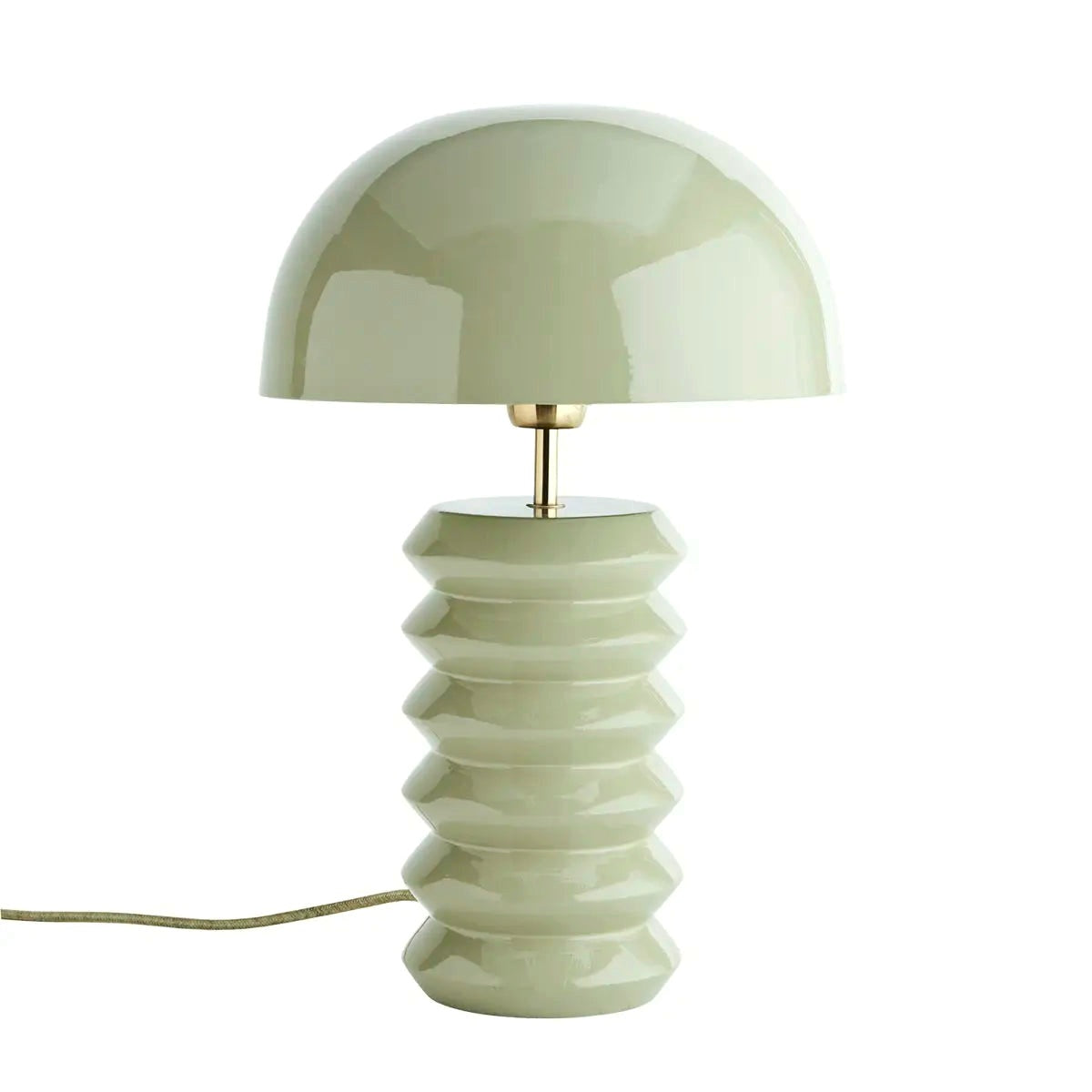 Enamel Table lamp Sage - Madam Stoltz