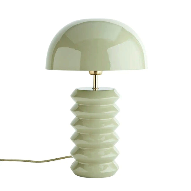 Enamel Table lamp Sage - Madam Stoltz