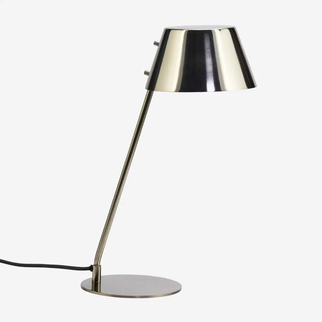 Enamel Table lamp Steel - Madam Stoltz
