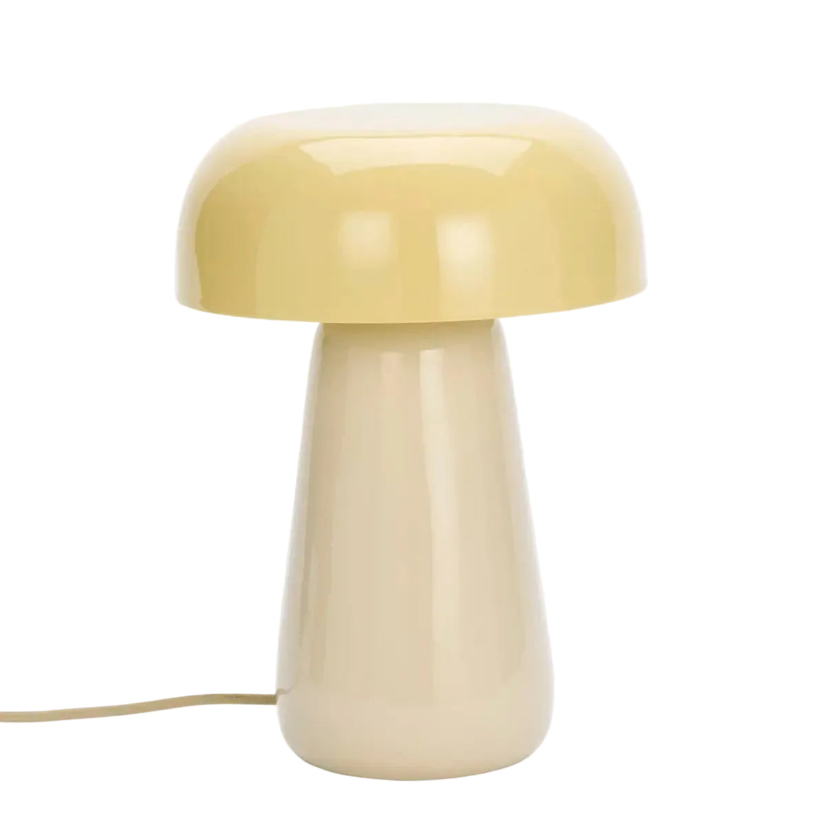 Enamel Table Lamp Light Beige - Madam Stoltz