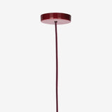 Enamel Ceiling Lamp Maroon
