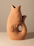 Stoneware Fish Vase Terra