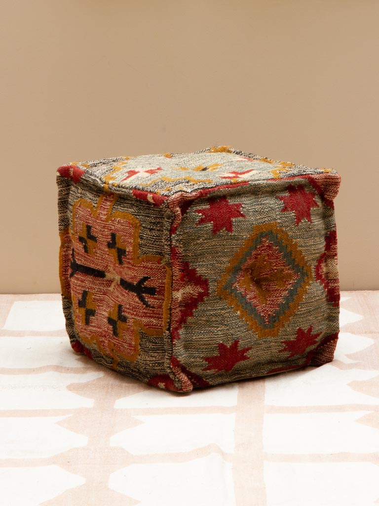 Kilim Pouf Terra Di Sienna