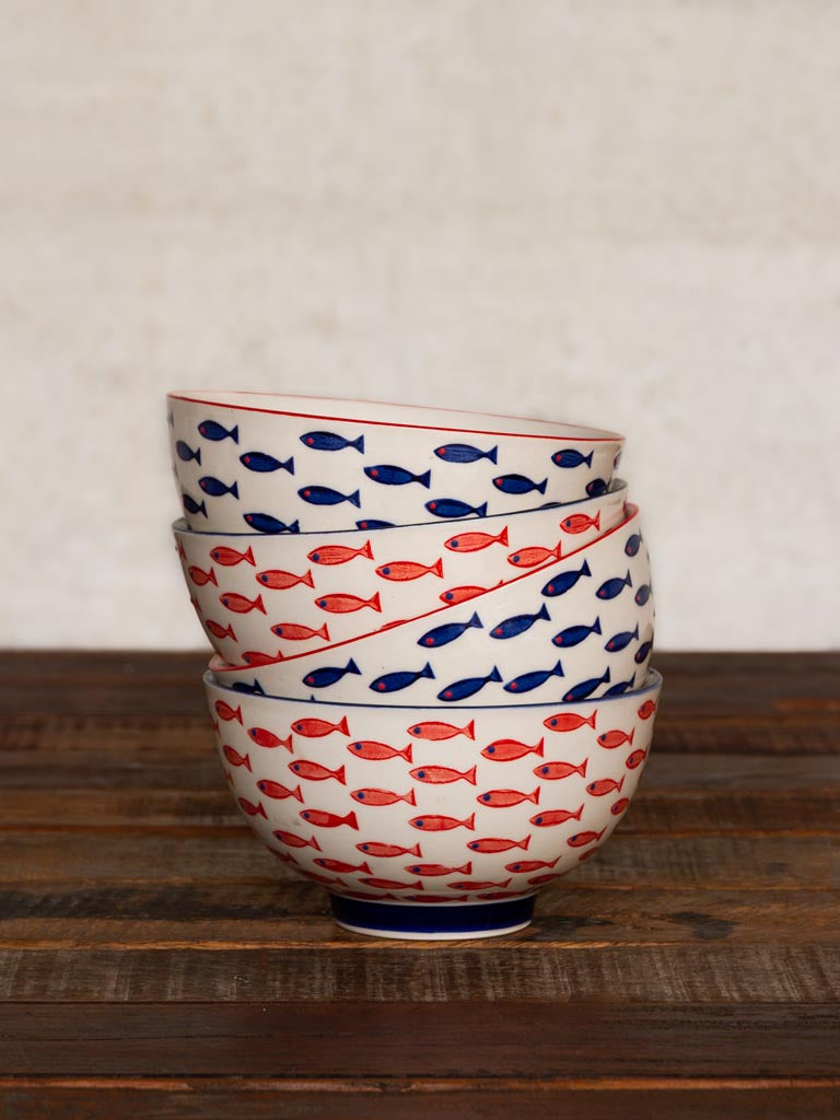 Large Bowls Fish (Set Of 4)