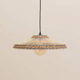 Hanging Lamp Samoa Yellow And Blue Edge