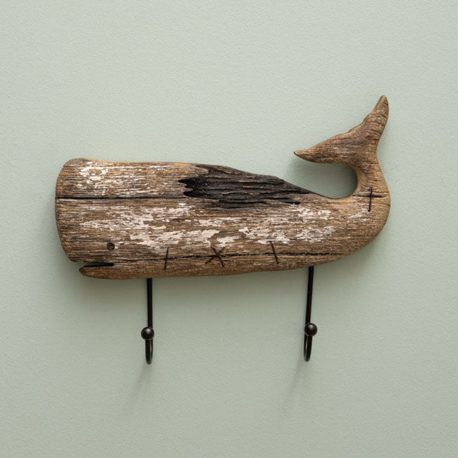 Whale Coat Rack 2 Hooks