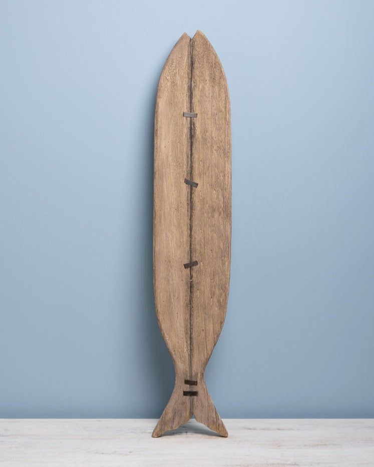Large Wooden Fish Tray