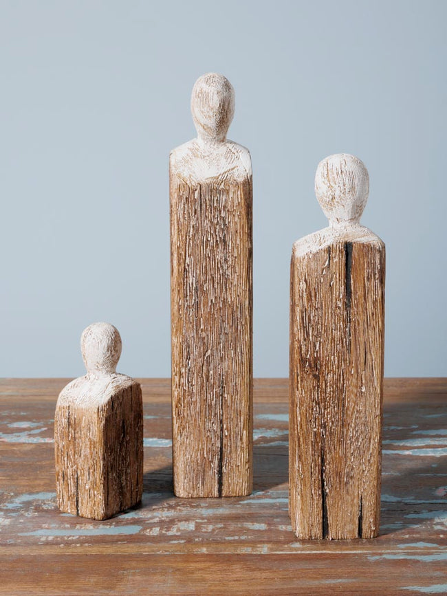 Wooden figurines Humanity set of 3