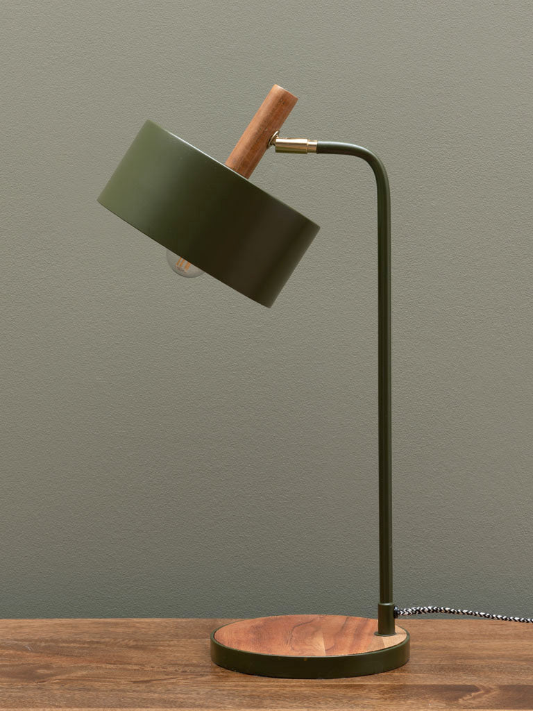 Green Desk Lamp Olive