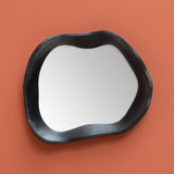 Black Resin Wavy Mirror Vision