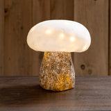 Mushroom Lamp & LED Garland
