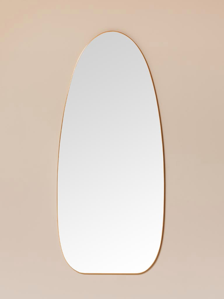 Floor / Wall Brass Frame Mirror Noa