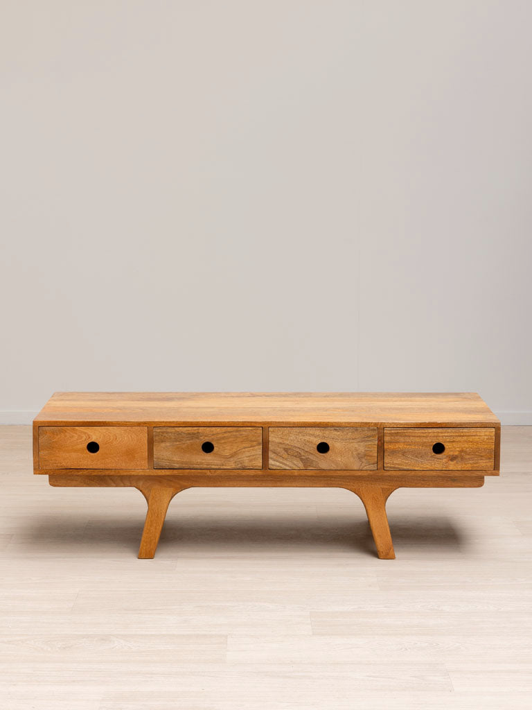 Aramis Coffee Table 4 Drawers