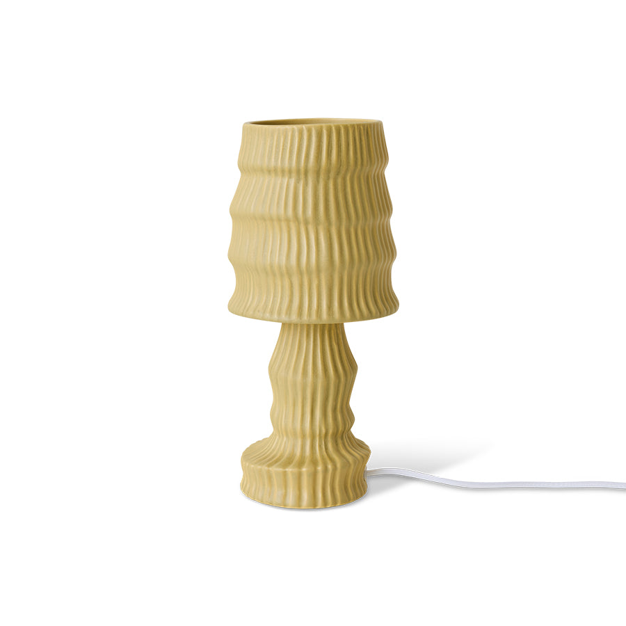 HKLIVING Ceramic Table Lamp Ochre