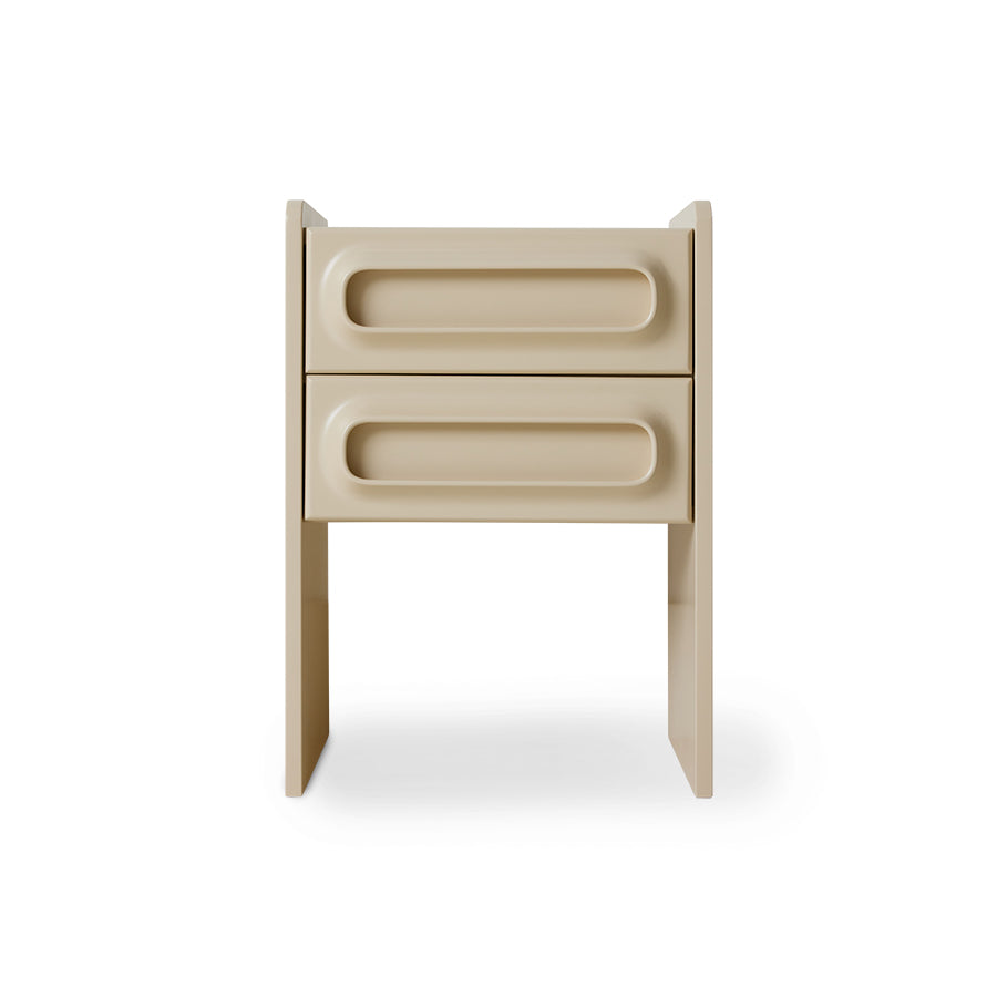 HKliving Space Nightstand Cream