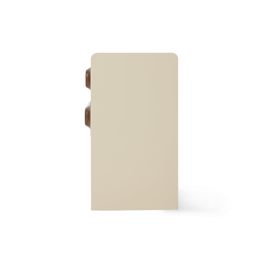 HKliving Space Nightstand Coffee/Cream