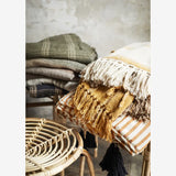 Recycled Cotton Throw Honey off white Madam Stoltz