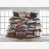 Handwoven Wool Pouf Madam Stoltz