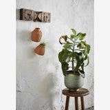 Reclaimed Wood Stool Brown