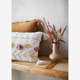 Striped Cushion With Fringes