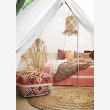 Cushion With Tassels Orange Sorbet