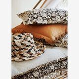 Striped Cushion With Fringes