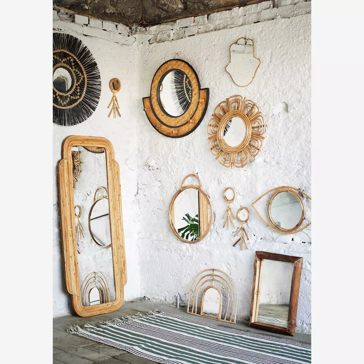 Mirror With Wooden Frame
