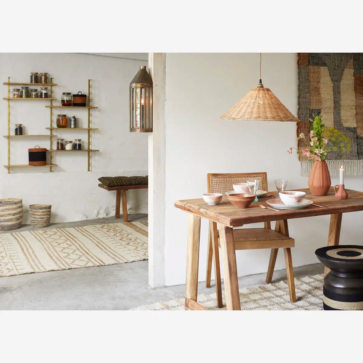 Rattan Ceiling Lamp