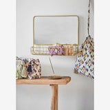 Mirror with Iron Shelf