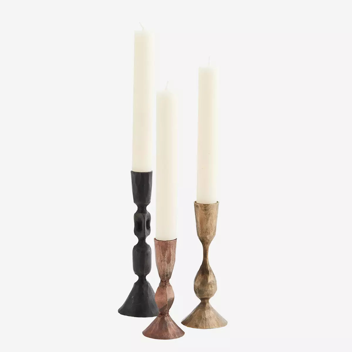 Hand Forged Candle Holder Set of 3