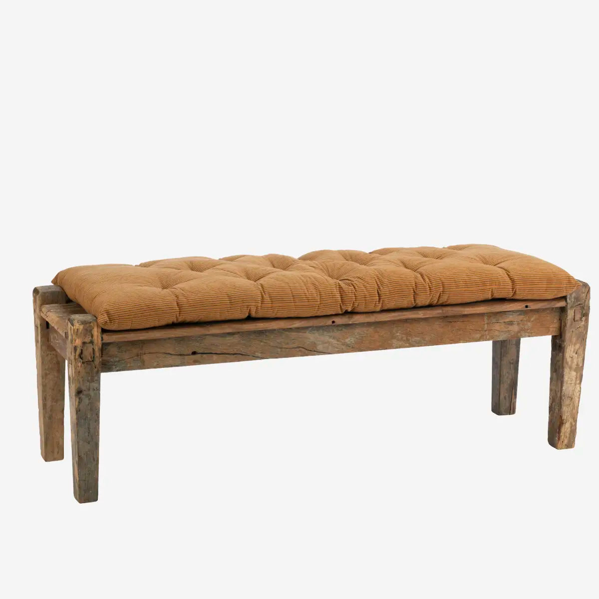 Recycled Wooden Table / Bench Natural 135x40x43cm
