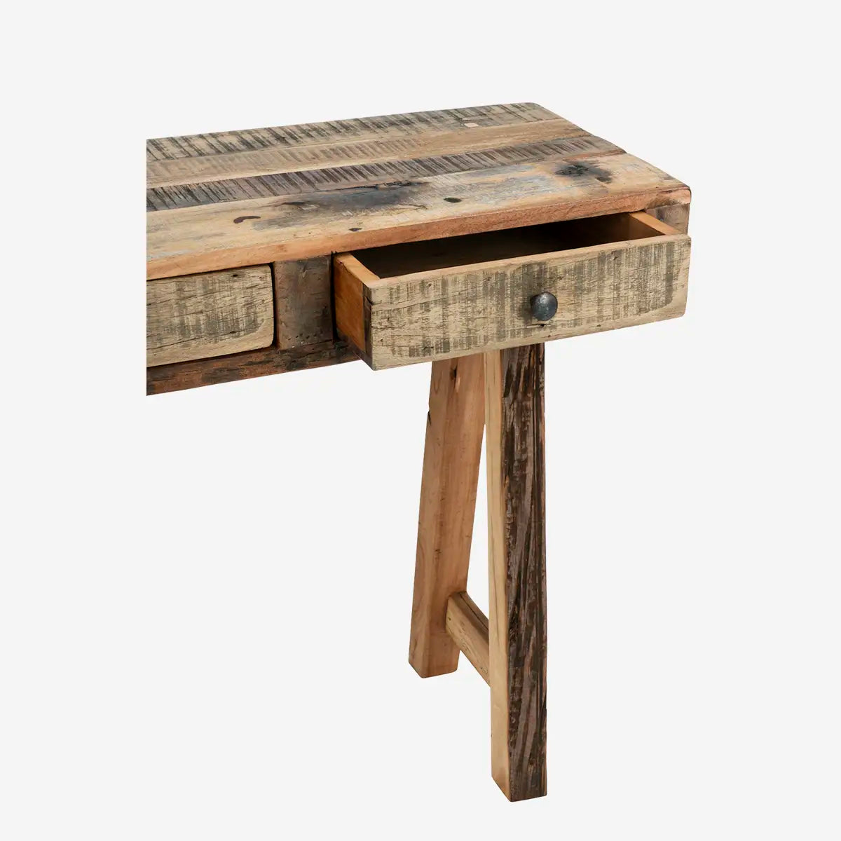 Recycled Wooden Console Table