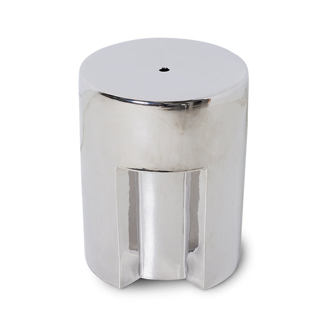 HKLIVING Stoneware Side Table Chrome