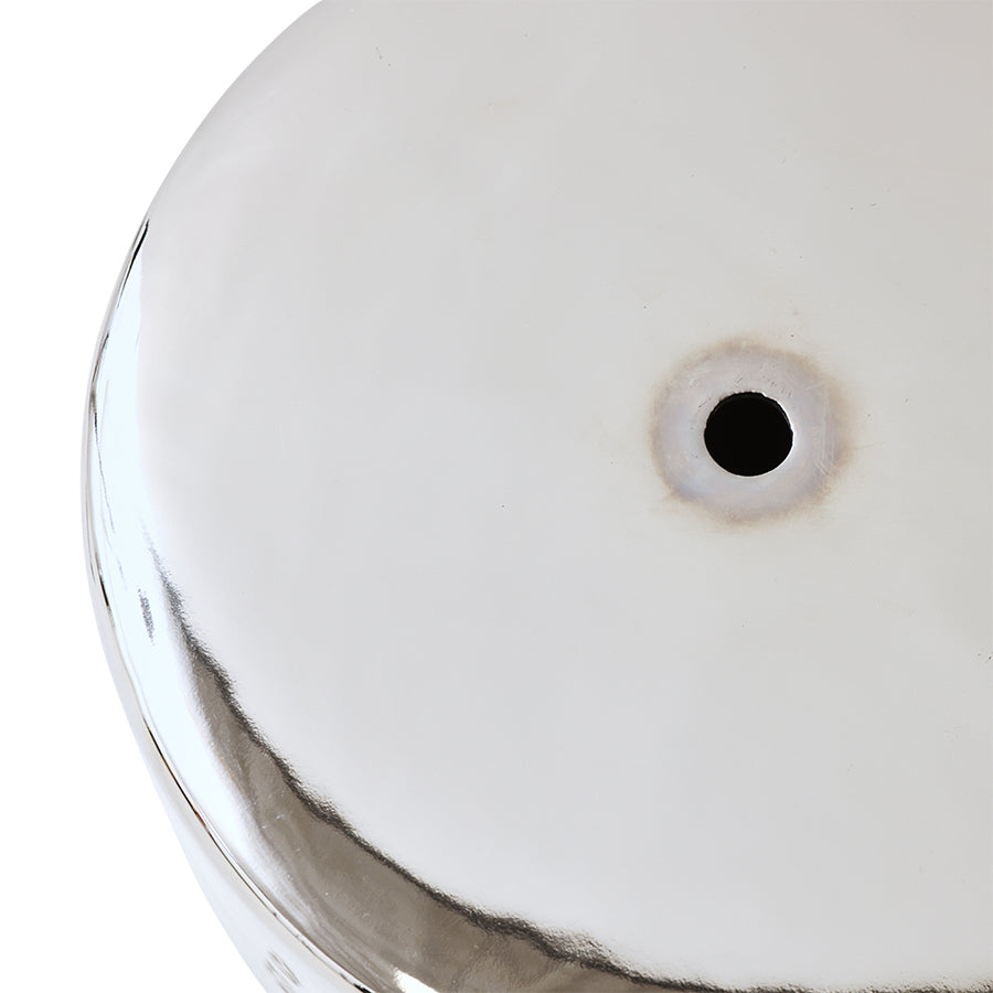 HKLIVING Stoneware Side Table Chrome