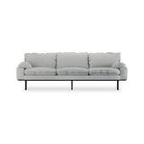 HKliving Retro Sofa 4-Seats Corduroy Rib Light Grey