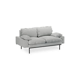 retro sofa light grey