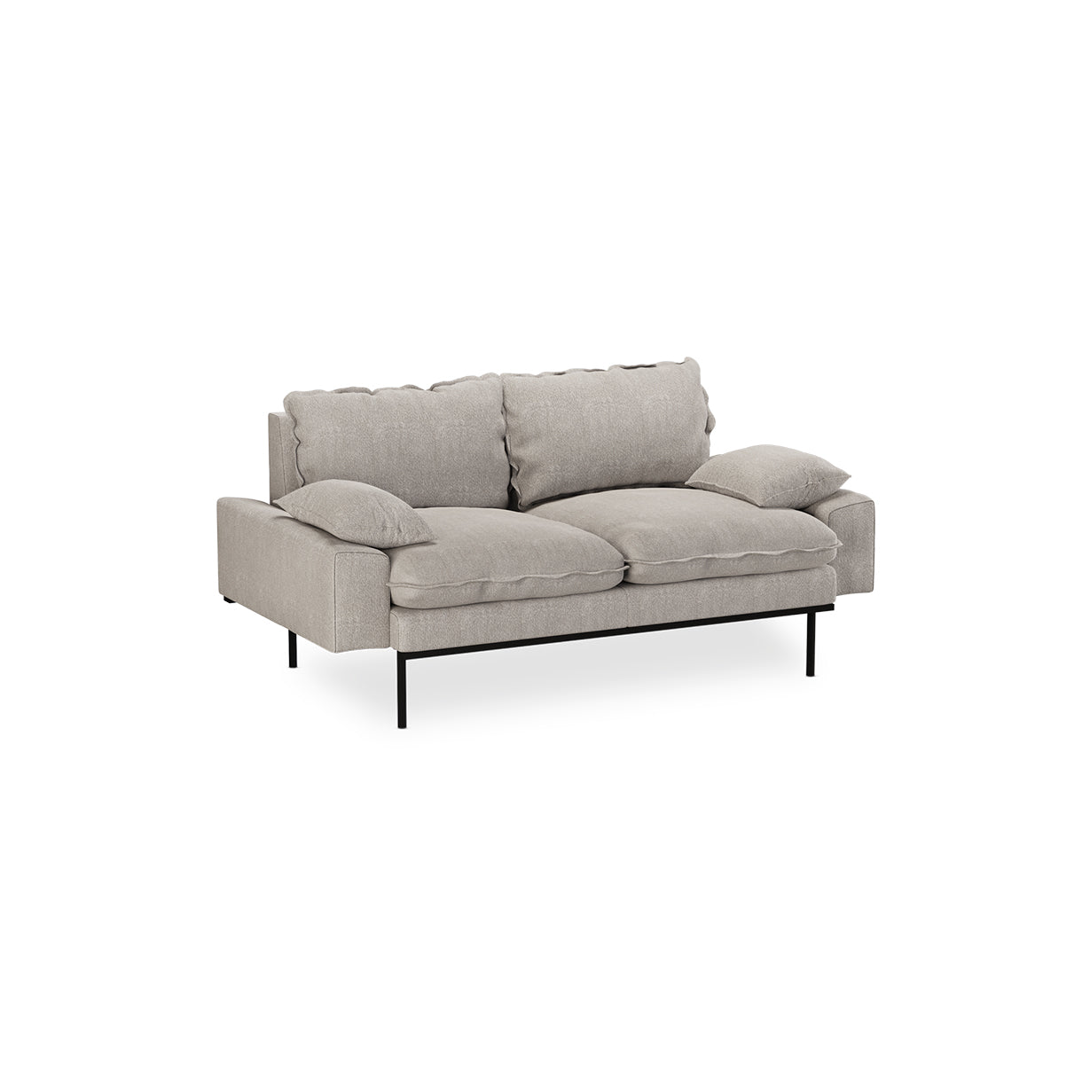 HKLIVING Retro Sofa 2 Seater Sneak, Light Grey