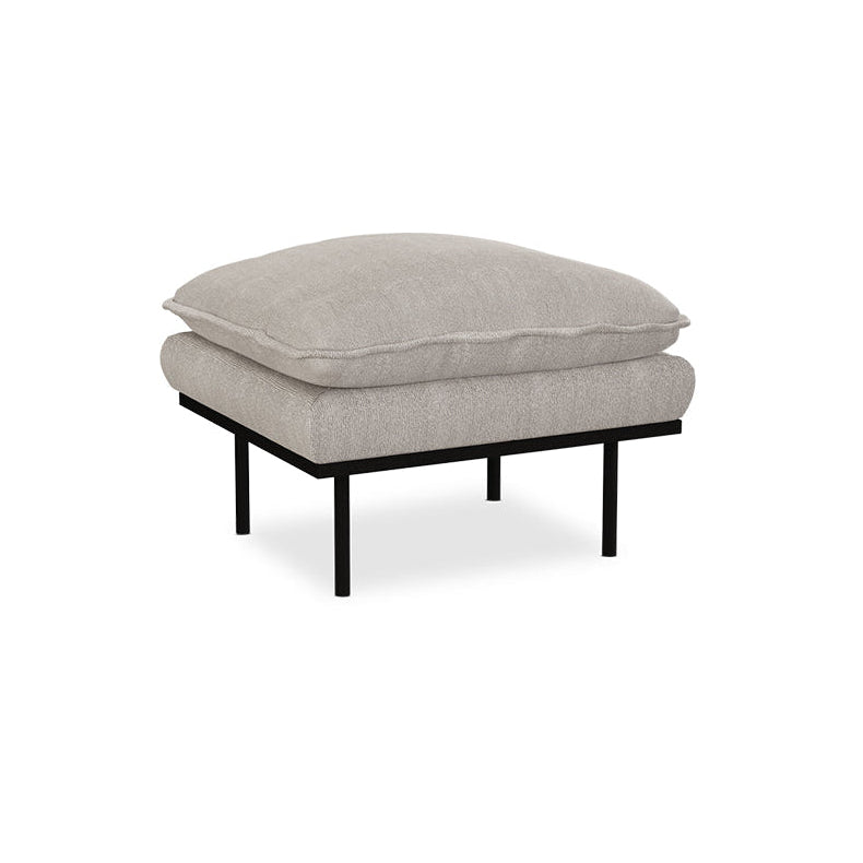 HKLIVING Retro Sofa Stool Sneak, Light Grey