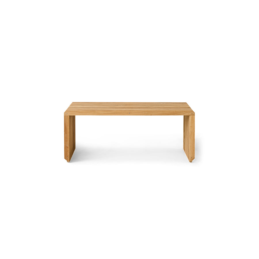 HKLIVING Slatted Bench / element teak