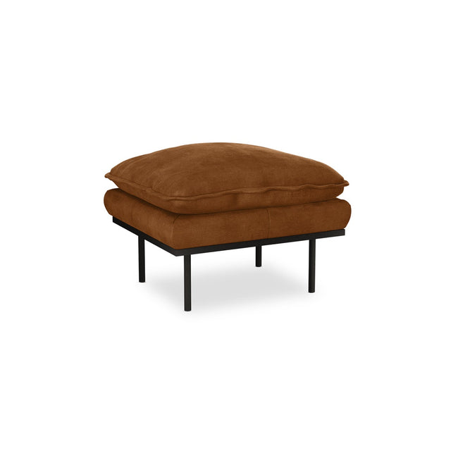 HKLIVING Retro Sofa Stool Royal Velvet Caramel