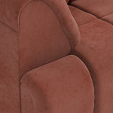 HKLIVING Wave Couch: Element Left High Arm Royal Velvet Magnolia