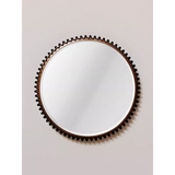 Notched Frame Mirror Copper Patina