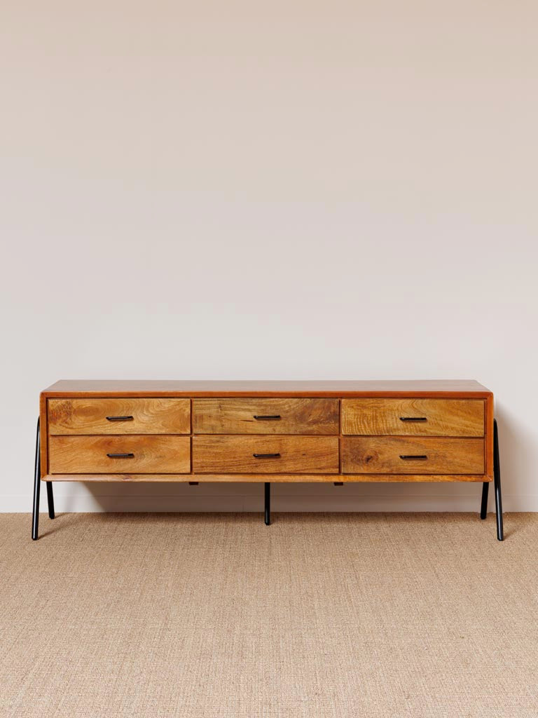 Low Sideboard 6 Drawers Chapman