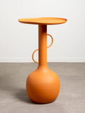 Orange Metal High Side Table Forms