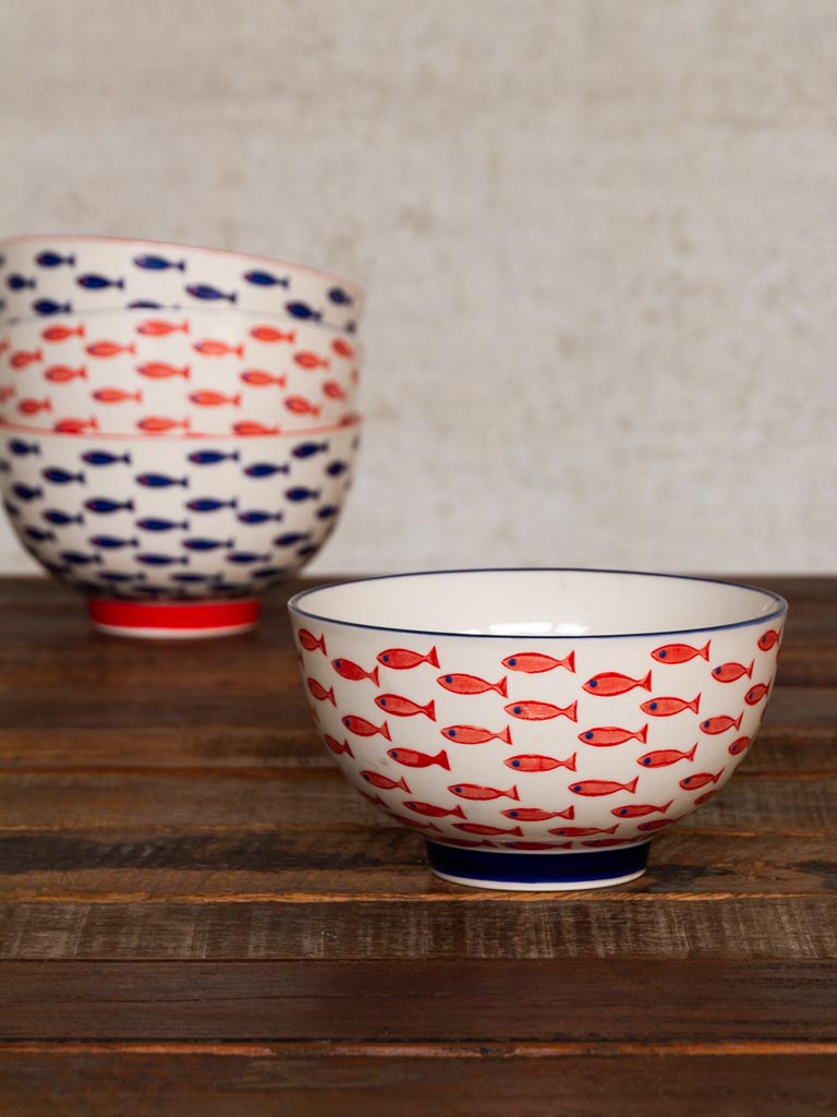 Large Bowls Fish (Set Of 4)