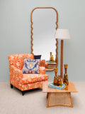 Large Wooden Waves Mirror Swingy