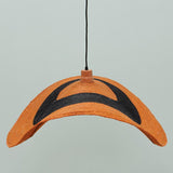 Hanging Lamp Orange Stripe Uluwatu  Large