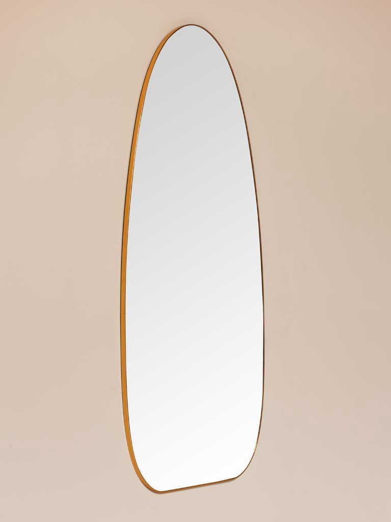 Floor / Wall Brass Frame Mirror Noa