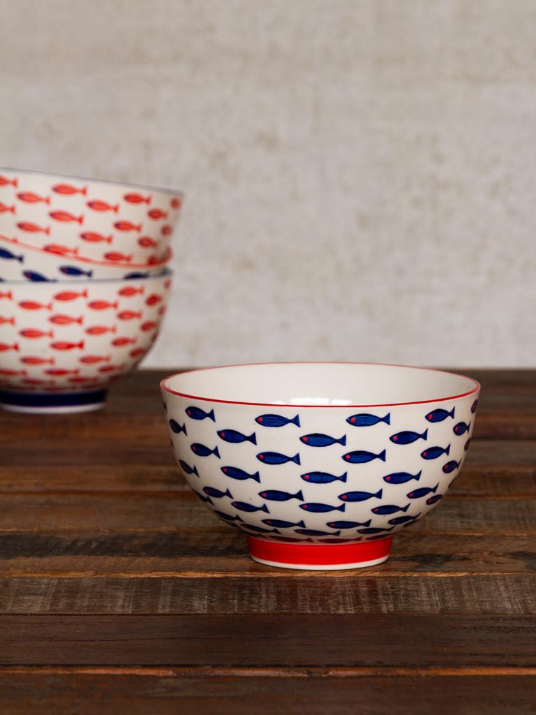 Large Bowls Fish (Set Of 4)